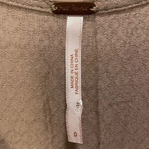 FREE People Woman’s Beige Dress With Lace Details - Picture 7 of 12